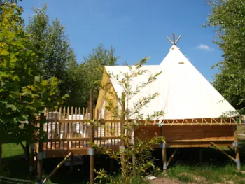 Mietunterkunft - Tipi 2 Zimmer Confort + Terrasse - 18M² - Camping De Rhuys
