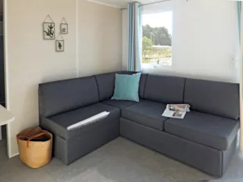 Mietunterkunft - Mobilheim Premium 3 Zimmer 35M² + Terrasse - Camping De Rhuys
