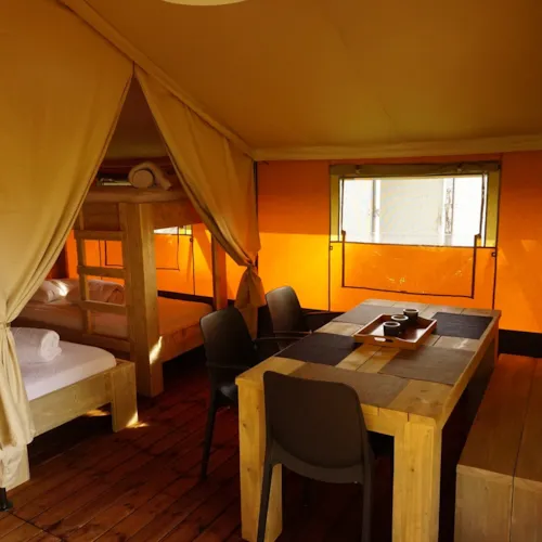 Huuraccommodatie(s) - Tent Safari - image n°2 - Camping La Grappe Fleurie