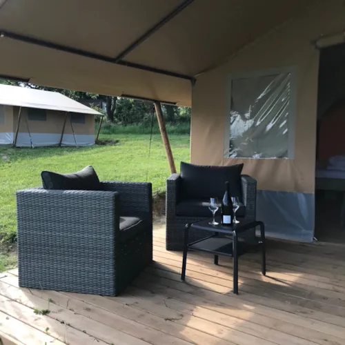 Huuraccommodatie(s) - Tent Safari - image n°5 - Camping La Grappe Fleurie