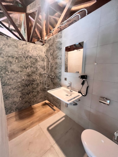 Comfortable pitch with private bathroom