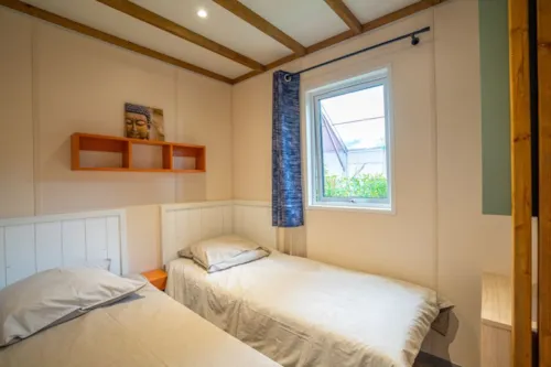 Location - Chalet Cosy - image n°6 - Camping La Grappe Fleurie