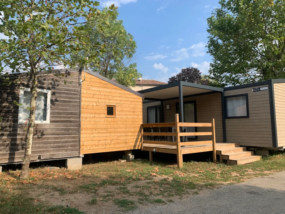 Mietunterkunft - Cottage Kids'paradise - Premium - Camping La Grappe Fleurie