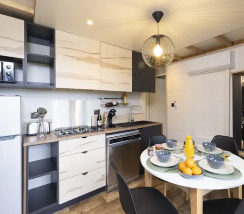 Huuraccommodatie(s) - Chalet Loggia Supérieur - image n°7 - Camping La Grappe Fleurie