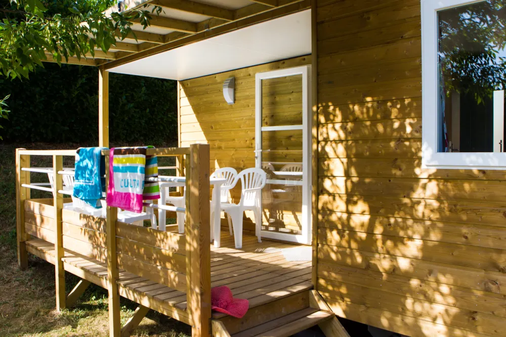 Mietunterkunft - Cottage Loggia - Camping La Grappe Fleurie