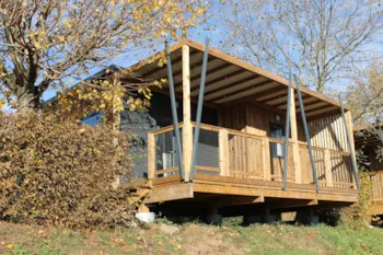 Mietunterkunft - Chalet Premium Piloti - Dienstleistungen Inbegriffen! - Camping La Grappe Fleurie