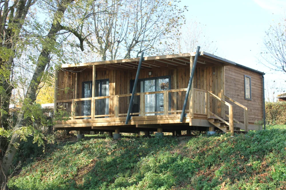 Mietunterkunft - Chalet Superior - Camping La Grappe Fleurie