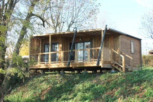 Huuraccommodatie(s) - Chalet Loggia Supérieur - image n°1 - Camping La Grappe Fleurie