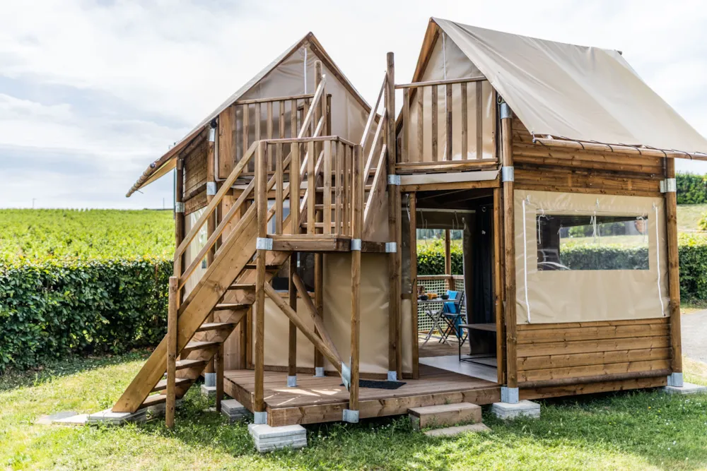 Mietunterkunft - La Grande Cadole - Camping La Grappe Fleurie