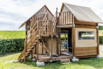 Mietunterkunft - La Grande Cadole - Camping La Grappe Fleurie