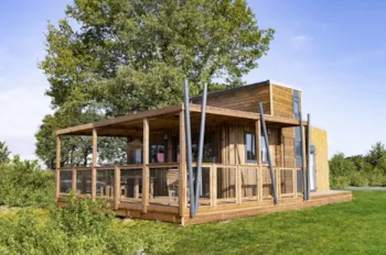 Mietunterkunft - Chalet Family Superior - Camping La Grappe Fleurie