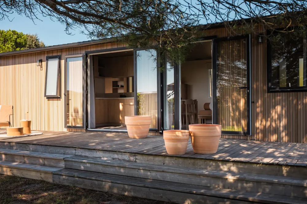 Location - Cottage Loggia Supérieur - Camping La Grappe Fleurie