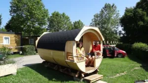 Locatif - Bedroom Tonneau BARREL - Camping La Grappe Fleurie