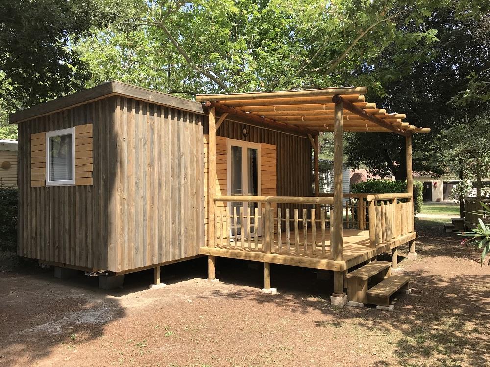 Accommodation - Cabin 17M² - 2 Bedrooms - Camping Les Casteillets