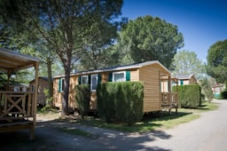 Alojamiento - Mobilhome Confort 28 M² - 2 Habitaciones - Aire Acondicionado - Camping Les Casteillets