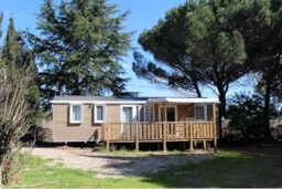 Alojamiento - Mobilhome Premium K 40 M² - 3 Habitaciones - Aire Acondicionado - Camping Les Casteillets