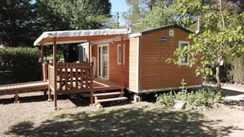 Mietunterkunft - Mobilheim Confort 28 M² - 2 Zimmer  - Klimaanlage Behindertengerecht - Camping Les Casteillets