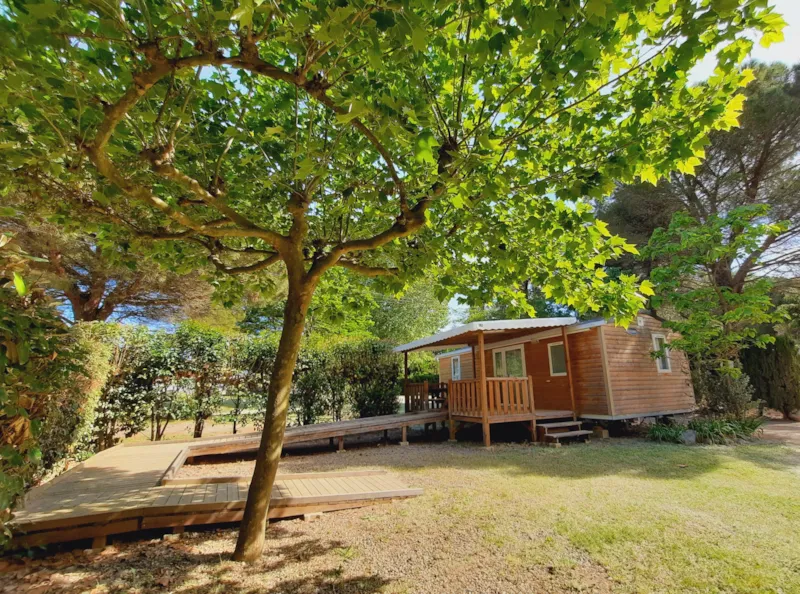 Mobil-Home Confort 28 M² - 2 Chambres - Climatisation Pmr