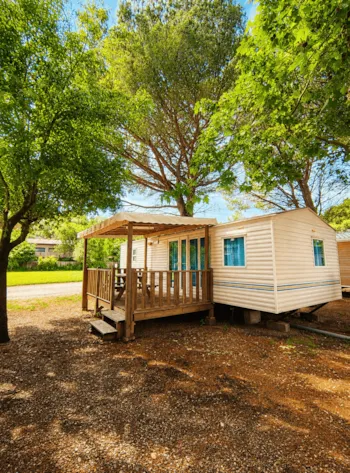 Mietunterkunft - Mobilheim Confort 32 M² - 3 Zimmer - Klimaanlage - Camping Les Casteillets