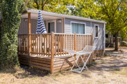 Accommodation - Mobile-Home Comfort Xl 30M²|2 Bedrooms| Air-Conditioning|Integrated Terrace - Homair-Marvilla - Camping La Presqu'Ile