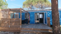 Alojamiento - Mobile-Home Comfort Xl 40M²|4  Bedrooms| Air-Conditioning| Tv| Balcony Terrace - Homair-Marvilla - Camping La Presqu'Ile