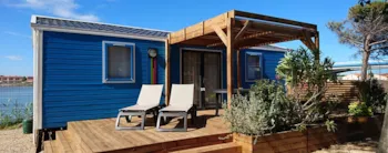 Mietunterkunft - Mobilheim Premium 36M² |2 Schlafzimmer | Klimaanlage| Tv| Terrasse Balkon - Camping Marvilla Parks - Camping La Presqu'Ile