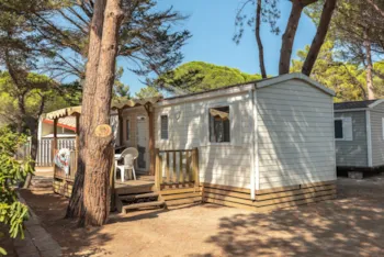 Mietunterkunft - Mobilheim Comfort - 32 M²- 3 Zimmer - Hochterrasse - Homair - Camping La Presqu'Ile