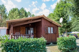 Huuraccommodatie(s) - Chalet Tv - Camping Les Bruyères