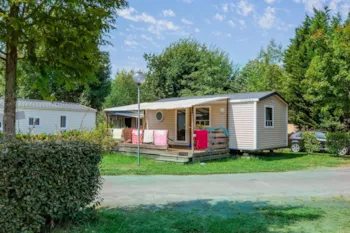 Mietunterkunft - Mobilheim 2 Schlafzimmer + Tv - Camping Les Bruyères