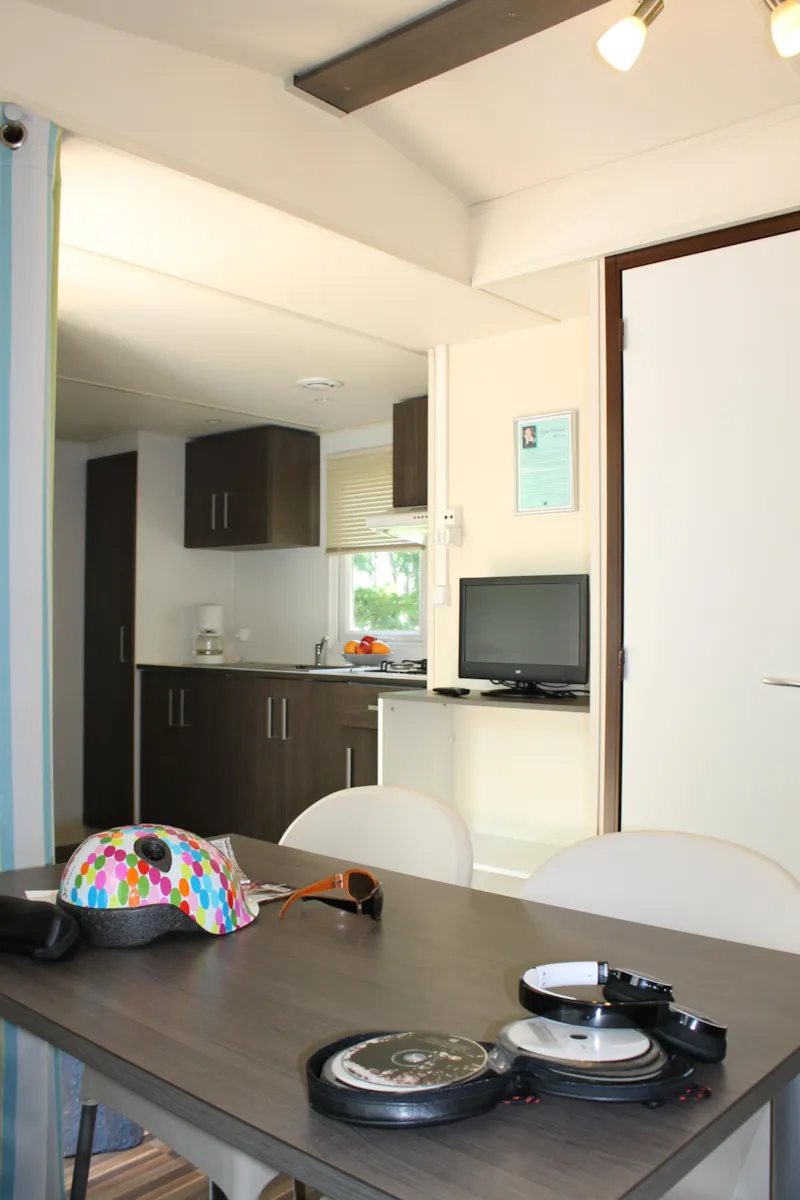 Mobil-Home 2 Chambres 32M² Avec Terrasse Intégrée 8M²