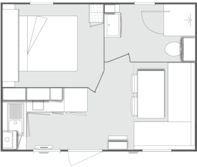 Cottage cocooning 1 bedroom 20m² + terrace 11m²