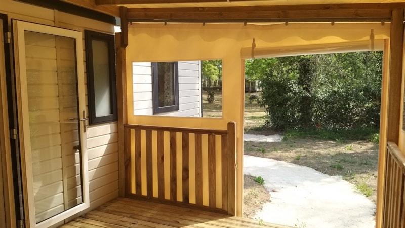 Mobil-Home 4 chambres 40m² - 2 Salles de Bain avec terrasses intégrées -