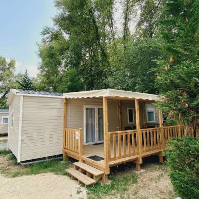 Location - Mobil-Home 3 Chambres 40M² - - Camping Les Acacias, La Ville-aux-Dames