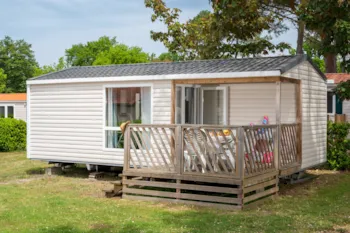 Mietunterkunft - Mobilheim Comfort 26M² - 2 Schlafzimmer - Kleine Terrasse - - Camping Marvilla Parks - Soleil des Landes