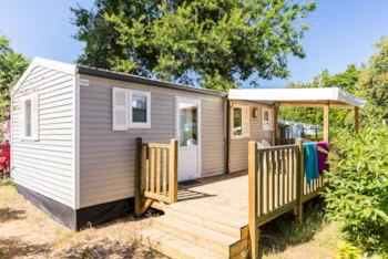 Mietunterkunft - Mobilheim Comfort Xl 33M² - 3 Schlafzimmer - Überdachte Terrasse - - Camping Marvilla Parks - Soleil des Landes