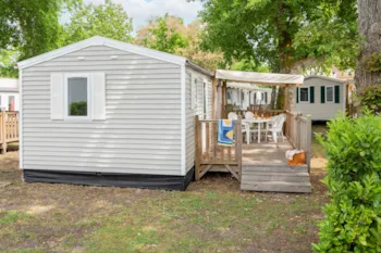 Mietunterkunft - Mobilheim Classic Xl 29M² - 2 Schlafzimmer - Überdachte Terrasse - - Camping Marvilla Parks - Soleil des Landes