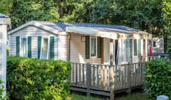 Mietunterkunft - Mobilheim Comfort Xl 34M² - 3 Schlafzimmer - Klimaanlage - Überdachte Terrasse - - Camping Marvilla Parks - Soleil des Landes