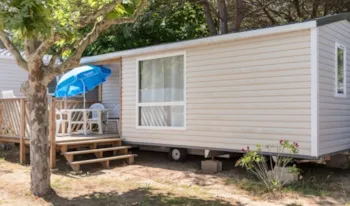 Mietunterkunft - Mobilheim Comfort 30M² - 3 Schlafzimmer - Klimaanlage - Kleine Terrasse - - Camping Marvilla Parks - Soleil des Landes