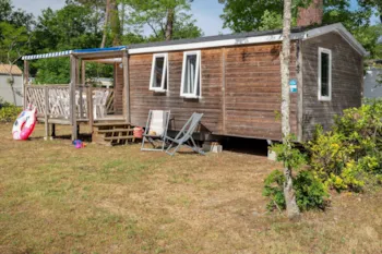 Mietunterkunft - Mobilheim Comfort - 30 M²- 3 Zimmer - Einfache Terrasse - Homair - Camping Soleil des Landes