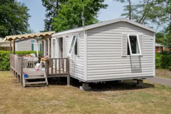 Mietunterkunft - Mobilheim Comfort - 28 M²- 2 Zimmer - Hochterrasse - Homair - Camping Soleil des Landes