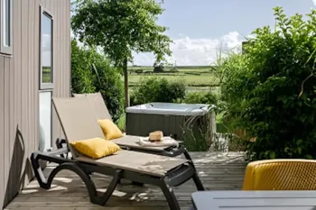 Mietunterkunft - Cottage Natura Premium - 39M² - 3 Zimmer - 2 Badezimmer + Spa - Yelloh ! Village Les Mouettes