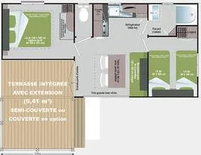 Mobil-Home 2 Chambres