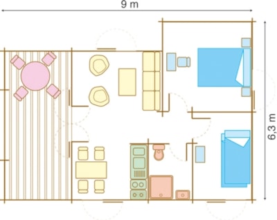 Chalet 40m²