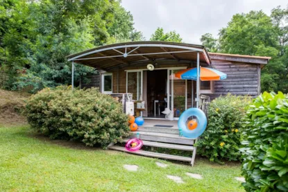 Chalet Confort 2 Chambres Avec Terrasse En Bois Semi Couverte