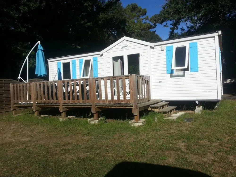 Mietunterkunft - Mobilheim Confort - Camping Le Blayais et l'Alicat