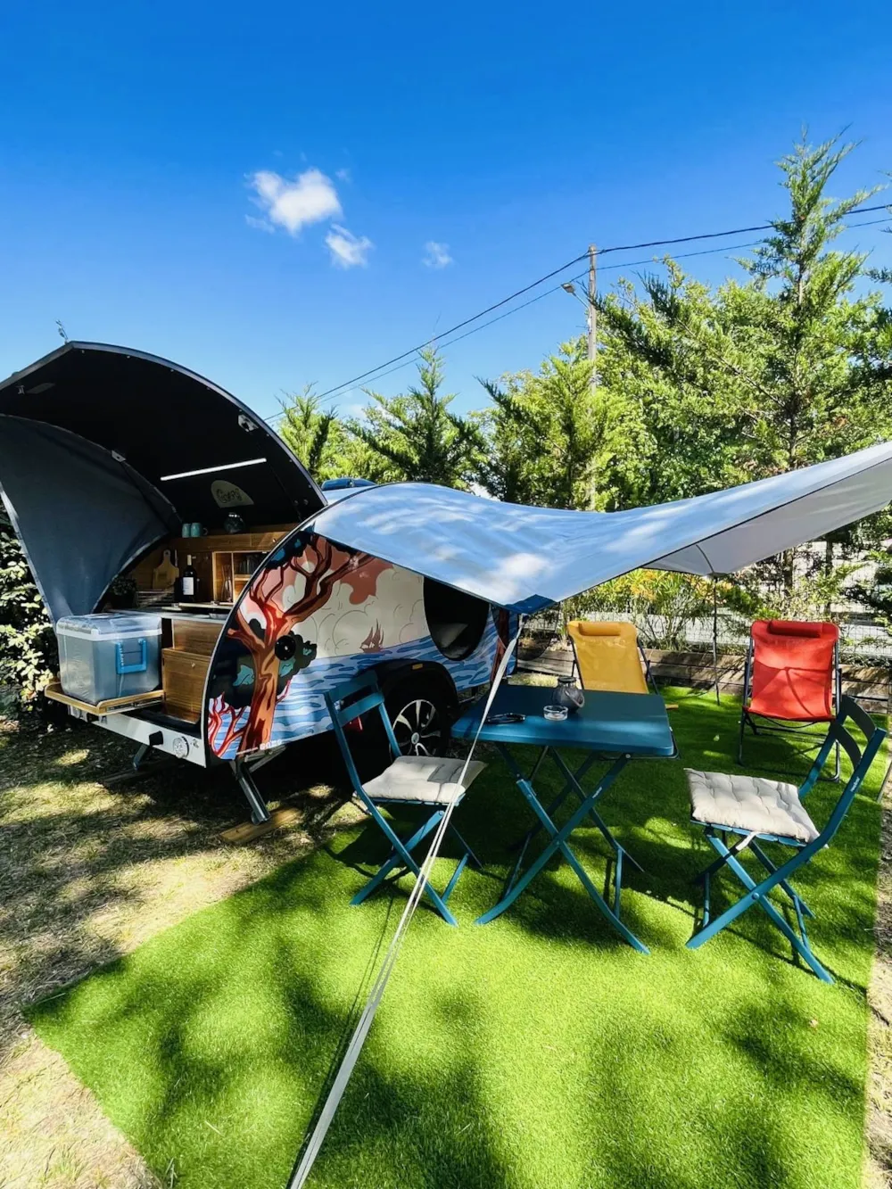 Mietunterkunft - Cosy-Mobil Wohnwagen - Camping Le Blayais et l'Alicat