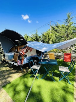 Location - Caravane Cosy-Mobil - Camping Le Blayais et l'Alicat