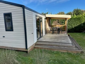Location - Mobil-Home Premium 4/6 Pers. 2 Chambres + Canapé Convertible - Camping Domaine du Collet