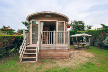 Location - Roulotte - 2 Chambres - Camping Domaine du Collet