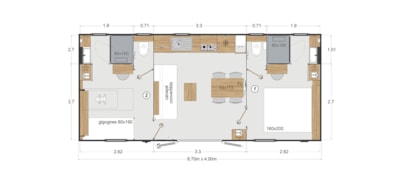 Le Fort - 2-bedroom luxury mobile home — 4